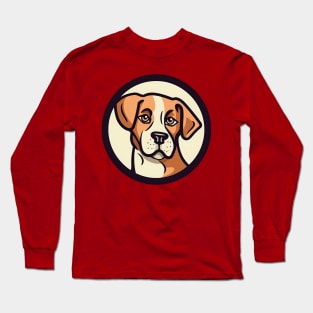 Confident big dog head Long Sleeve T-Shirt